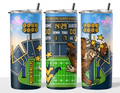Sublimation Tumbler Wrap 20 oz - WVU Football Mascot