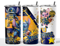 Sublimation Tumbler Wrap 20 oz - WVU Stitch / Angel