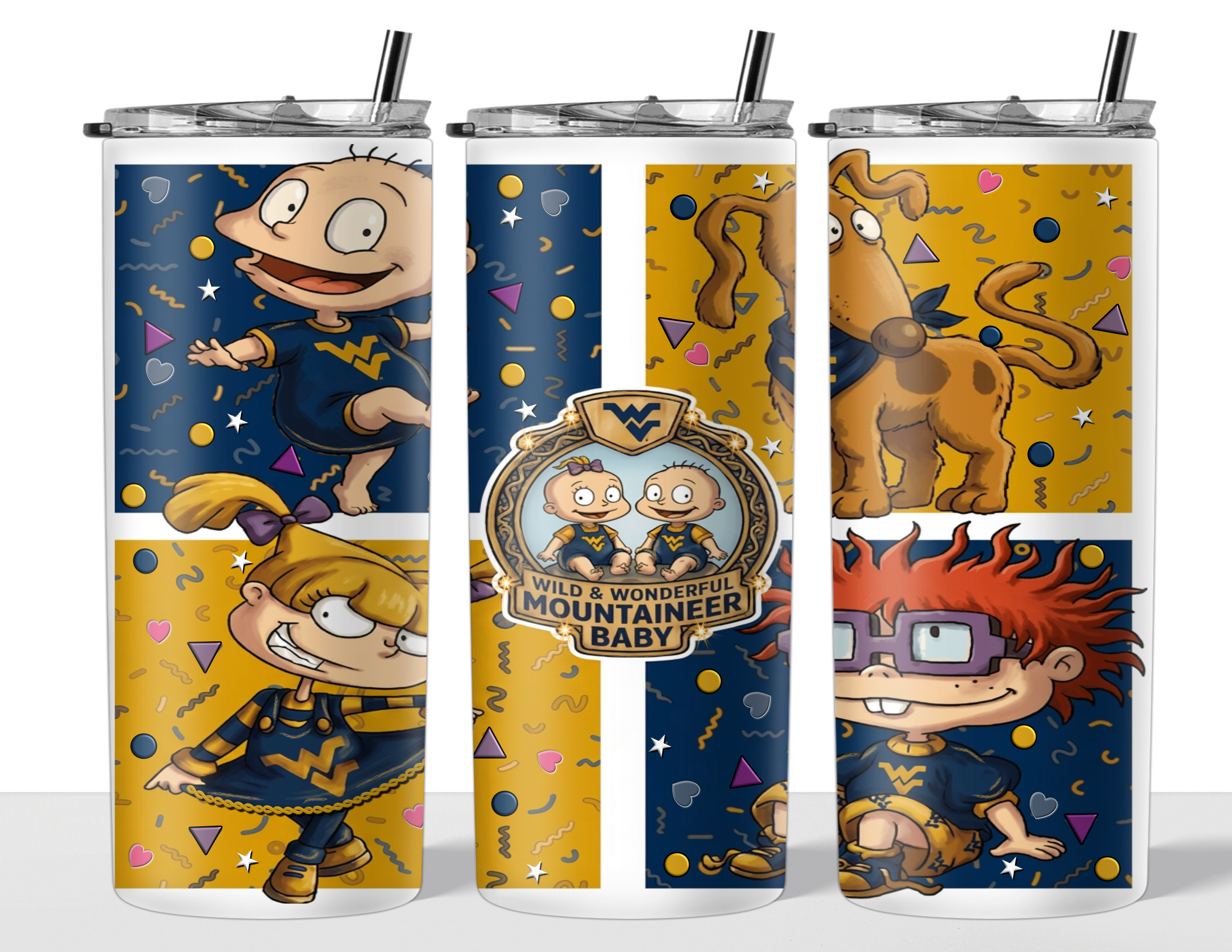 Sublimation Tumbler Wrap 20 oz - WV Rugrats